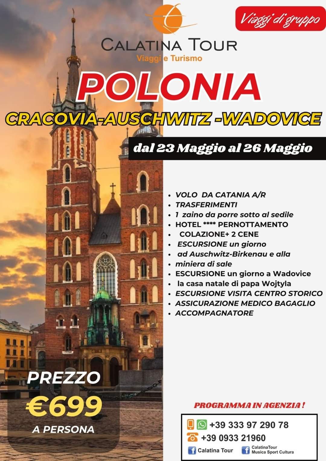 gita-polonia-maggio-2024 Caltagirone ha dato e continua a donare un contributo significativo alla storia e alla cultura attraverso figure femminili di grande rilievo